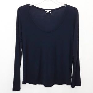 James Perse | NWT long sleeve shirt Navy Blue